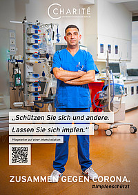 Bild zur Charité Berlin Campagne #Impfenschützt